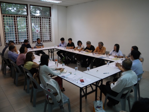 在華社研究中心交流 Exchanging ideas at Centre for Malaysian Chinese Studies (CMCS)
